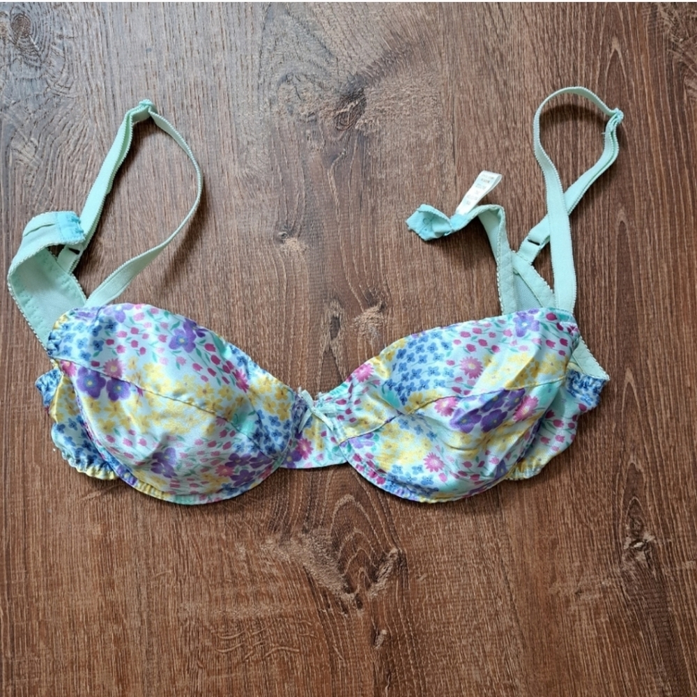 Vintage Floral Bra 36c